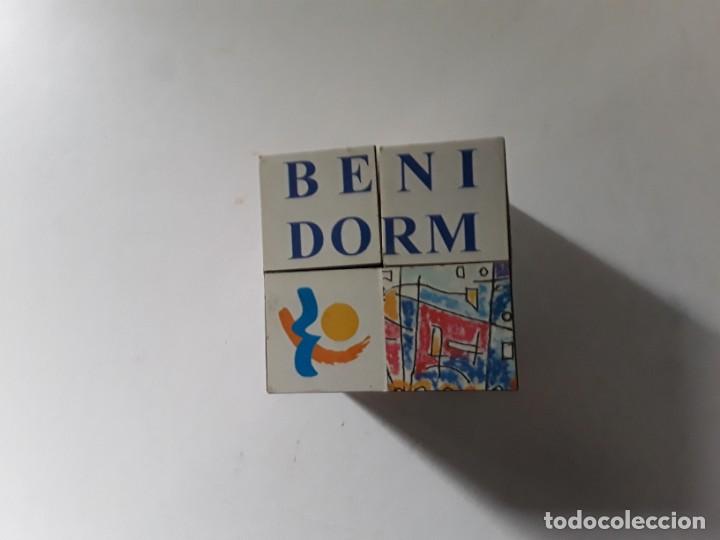 Juegos antiguos: Rompecabezas de cubos publicidad Benidorm - Foto 3