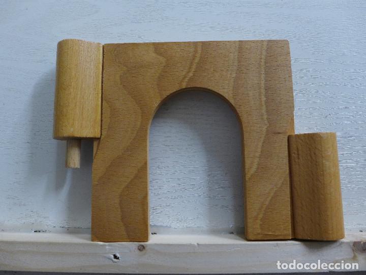 Juegos antiguos: JUEGO ALEMAN DE CONSTRUCCION EN MADERA DE VERO - Foto 8