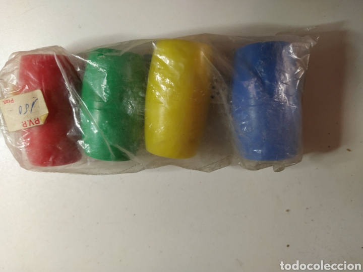 Juegos antiguos: Antiguos accesorios de parch&iacute;s - Foto 1