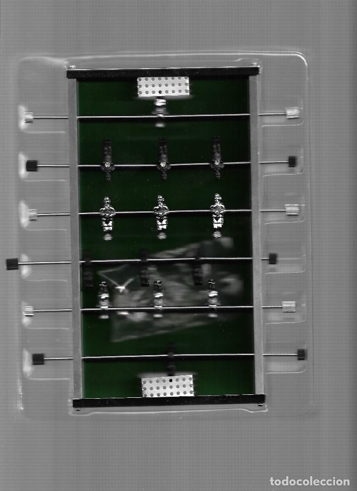 Juegos antiguos: mini futbolin met&aacute;lico,nuevo - Foto 1