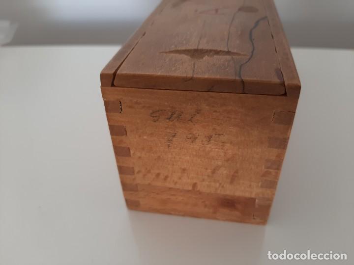 Juegos antiguos: DOMIN&Oacute; EN CAJA DE MADERA. - Foto 8
