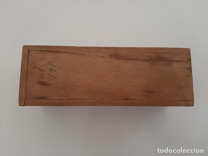 Juegos antiguos: DOMIN&Oacute; EN CAJA DE MADERA. - Foto 9