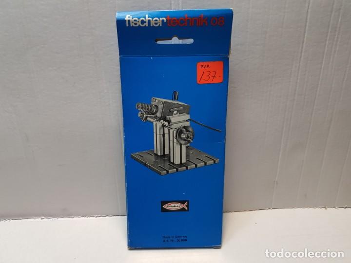 Juegos antiguos: Fischer technik 08 en caja original sin uso Dificil - Foto 3