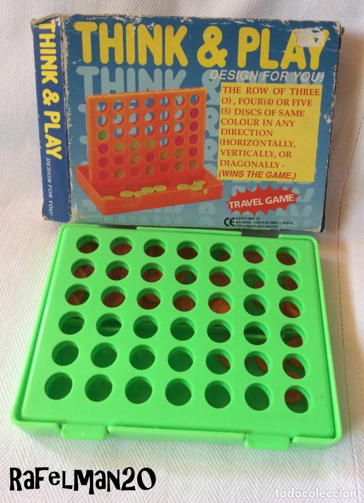 Juegos antiguos: JUEGO DE BOLSILLO - 4 EN RAYA - Foto 1