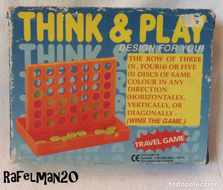 Juegos antiguos: JUEGO DE BOLSILLO - 4 EN RAYA - Foto 2