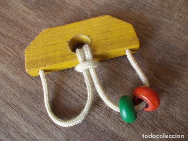 Juegos antiguos: juego de madera de habilidad - Foto 2