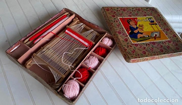 Juegos antiguos: Antiguo juguete telar - Foto 1