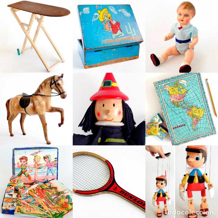 Juegos antiguos: CABALLITO CON PALO 58cm VINTAGE - Foto 5