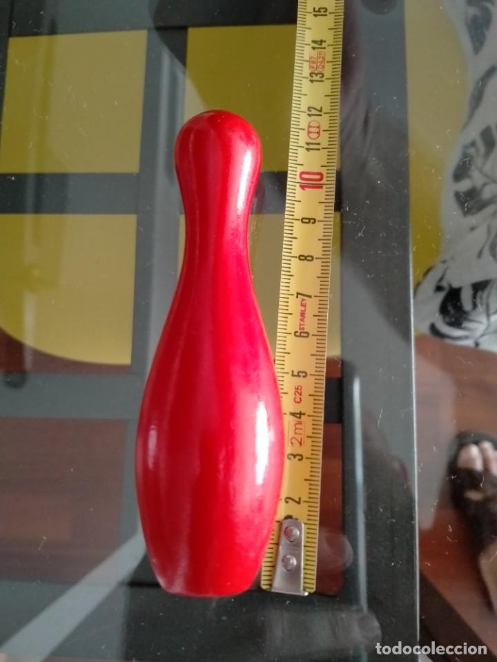Juegos antiguos: Juego de bolos de madera. - Foto 2