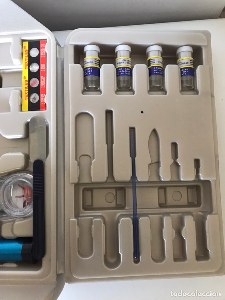 Juegos antiguos: Micro-Science piece Microscope & Accessory Kit in Hard-Plastic Carry Case - Foto 4