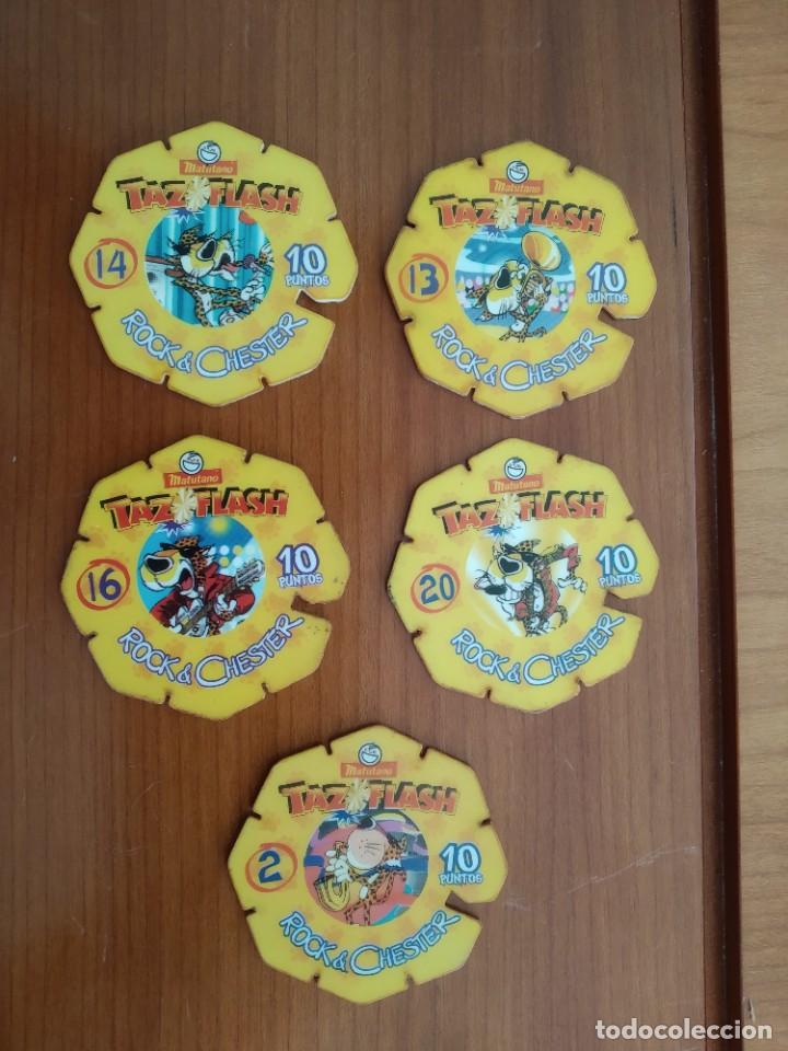 Juegos antiguos: Tazo flash Chester Matutano - Foto 2