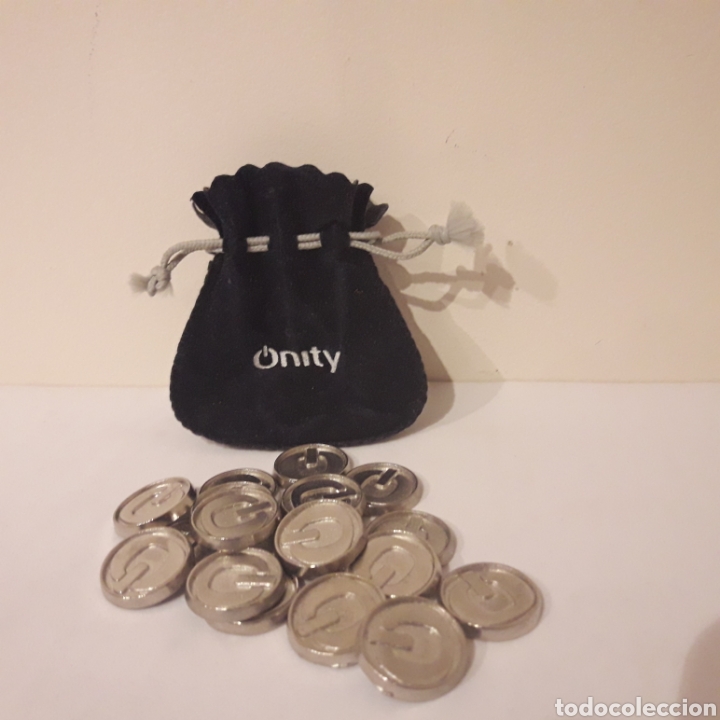 Juegos antiguos: Fichas Onity. Amarracos. 20 piezas - Foto 2