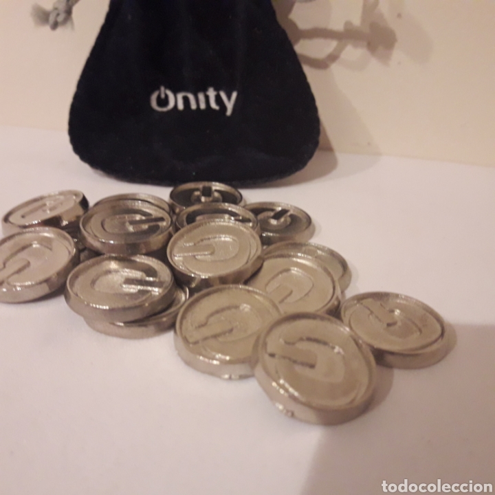 Juegos antiguos: Fichas Onity. Amarracos. 20 piezas - Foto 3