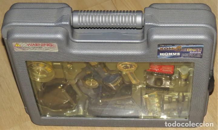 Juegos antiguos: SET DE MICROSCOPIO CON VISOR, PROYECTOR Y ESBOZO DE DIBUJOS. CAJA SIN ABRIR - Foto 2