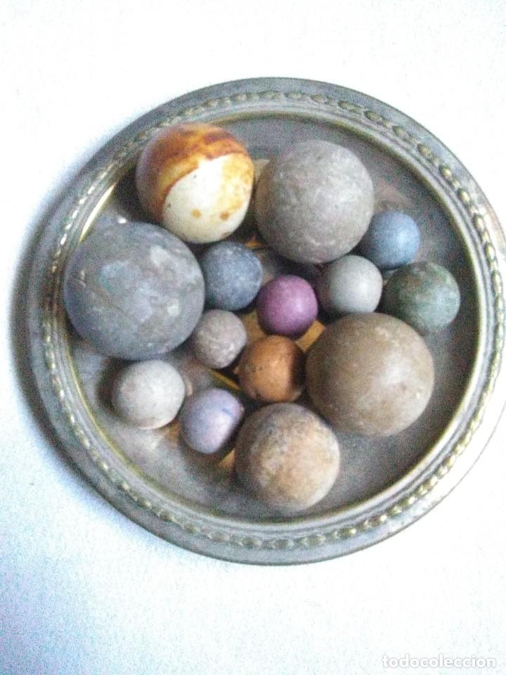 Canicas de piedra.canicas de marmol.canicas de - Vendido en Subasta