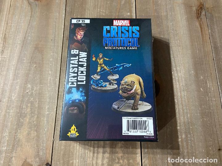 Juegos antiguos: MARVEL CRISIS PROTOCOL - CRYSTAL & LOCKJAW - EDICION EN INGLES - ATOMIC MASS GAMES - Foto 1