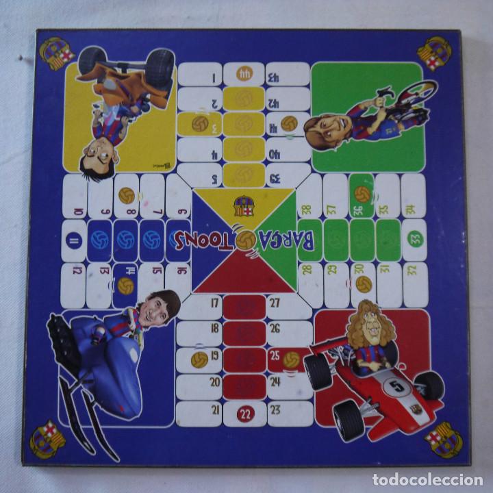 Juegos antiguos: TABLERO REVERSIBLE PARCHIS-OCA BAR&Ccedil;A TOONS - Foto 1