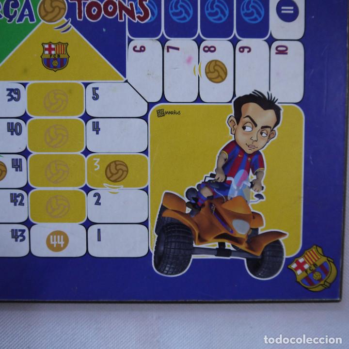 Juegos antiguos: TABLERO REVERSIBLE PARCHIS-OCA BAR&Ccedil;A TOONS - Foto 4