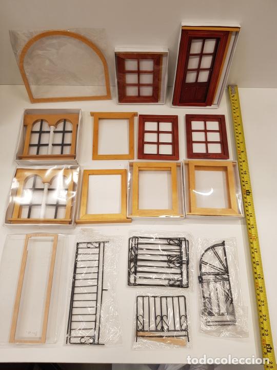 Juegos antiguos: Conjunto de piezas de casa de mu&ntilde;ecos/mu&ntilde;ecas - Foto 2