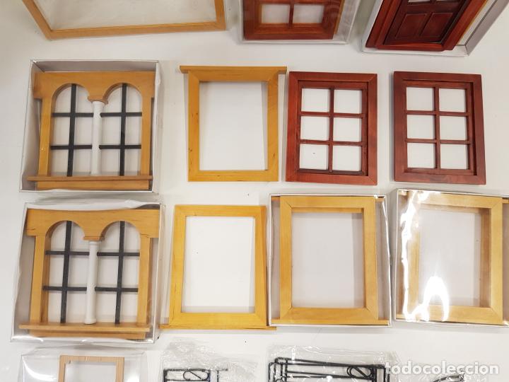 Juegos antiguos: Conjunto de piezas de casa de mu&ntilde;ecos/mu&ntilde;ecas - Foto 3