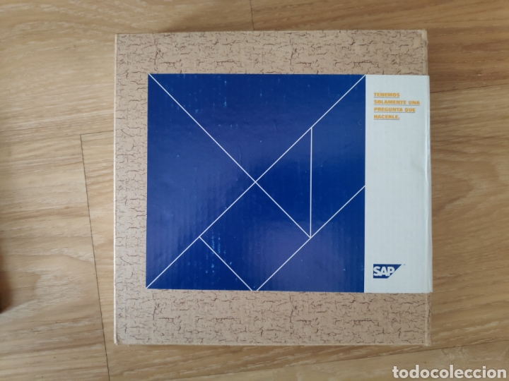 Juegos antiguos: Juego rompecabezas de madera. Tangram - Foto 5