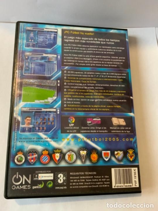 Juegos antiguos: Juego de PC. Pc f&uacute;tbol 2005 - Foto 5