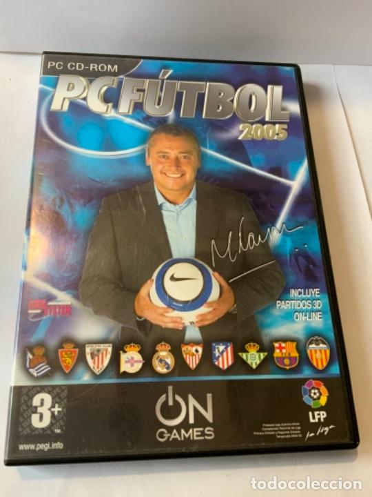 Juegos antiguos: Juego de PC. Pc f&uacute;tbol 2005 - Foto 1