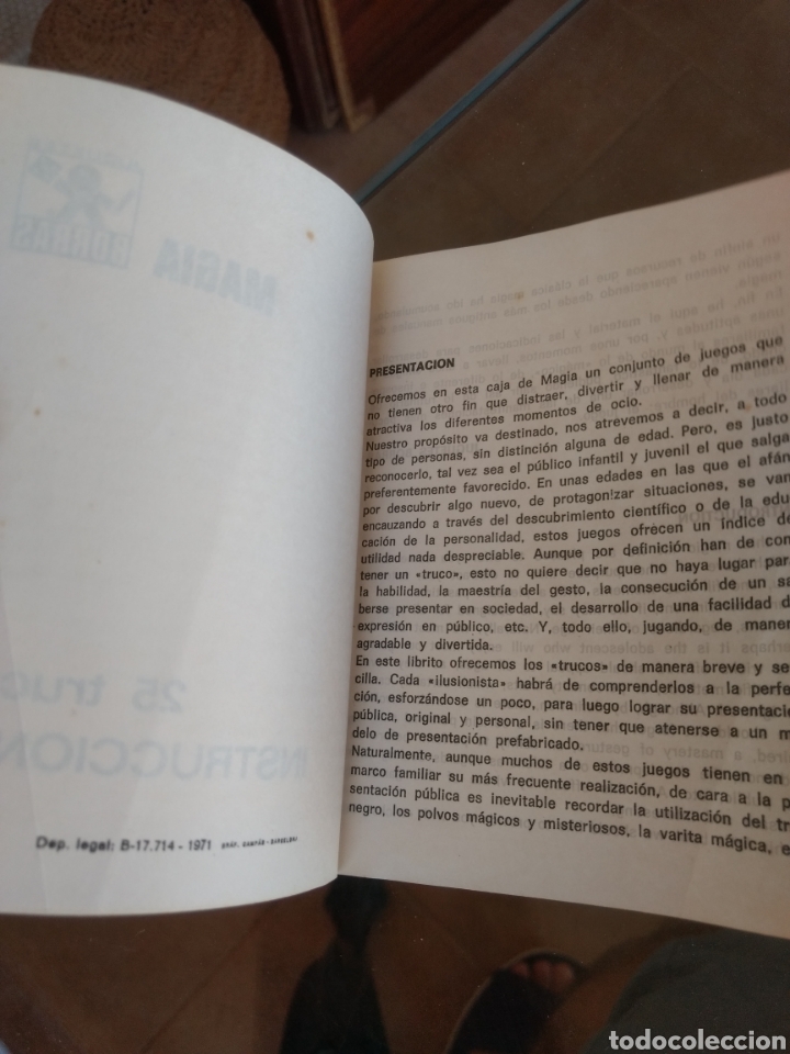 Juegos antiguos: Instrucciones Magia Borr&aacute;s - Foto 3