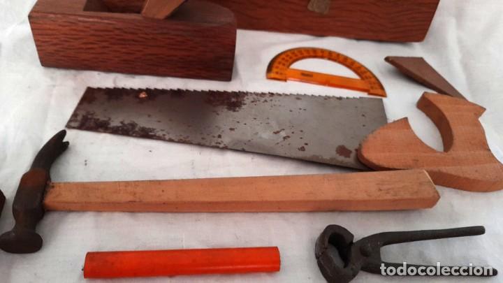 Juegos antiguos: HERRAMIENTAS DE CARPINTER&Iacute;A DE JUGUETE - Foto 3