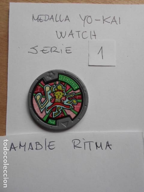 Juegos antiguos: MEDALLA YO-KAI WATCH RITMA - Foto 1