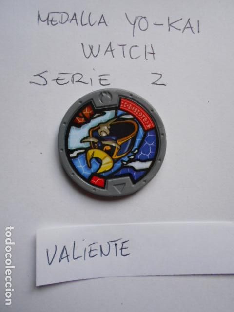 Juegos antiguos: MEDALLA YO-KAI WATCH VALIENTE - Foto 1