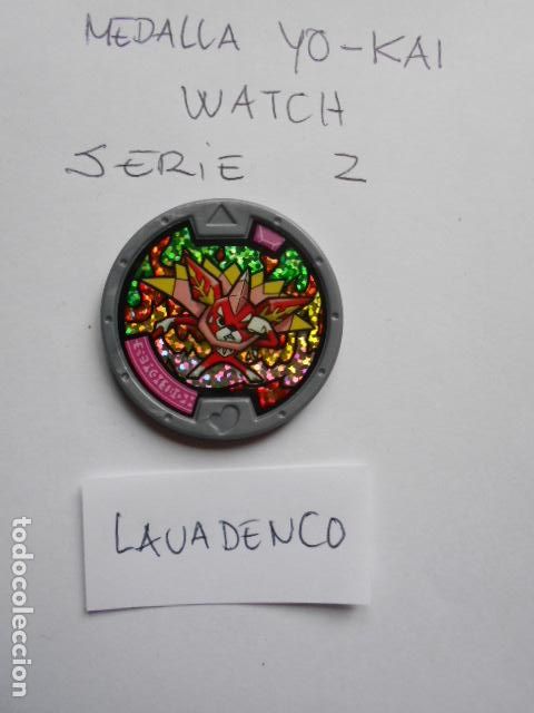 Juegos antiguos: MEDALLA YO-KAI WATCH LAVADENCO - Foto 1