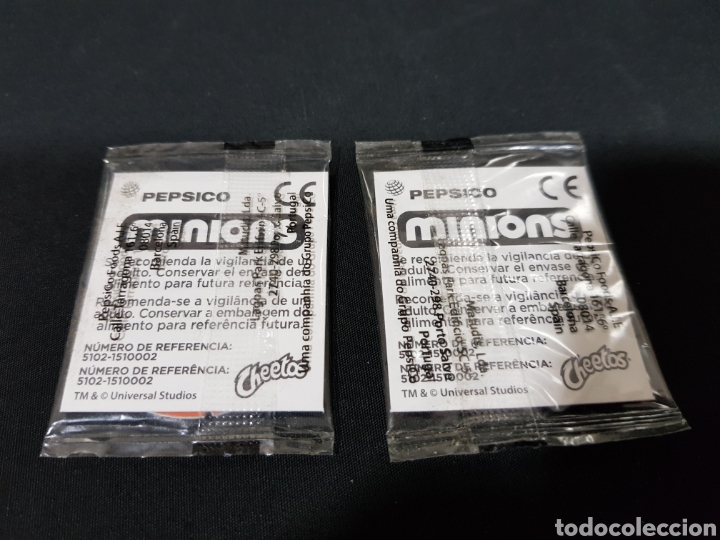 Juegos antiguos: Tazos Minions Cheetos Pepsico Universal Studios Caps - Foto 2