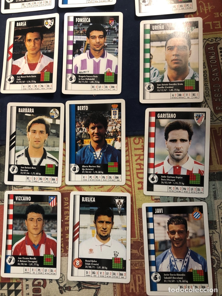 Juegos antiguos: Cartas jugadores SUPERGOL MARCA - Foto 2