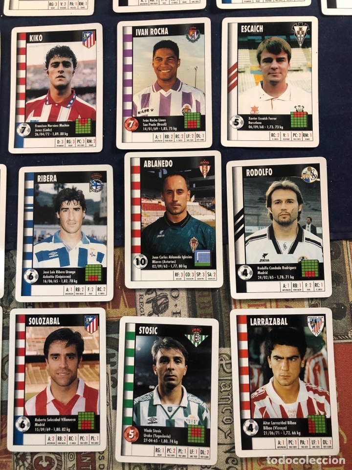 Juegos antiguos: Cartas jugadores SUPERGOL MARCA - Foto 3