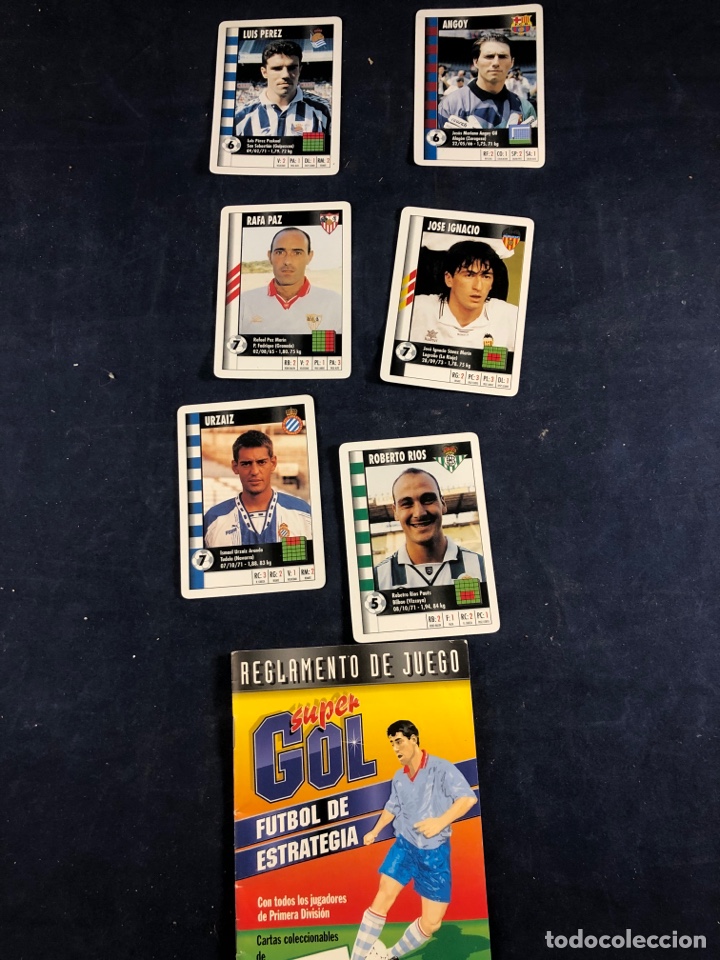 Juegos antiguos: Cartas jugadores SUPERGOL MARCA - Foto 9