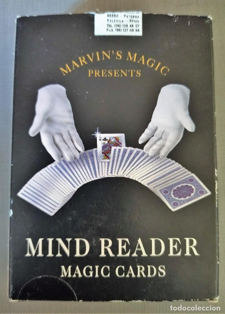 Juegos antiguos: BARAJA MARVIN&acute;S MAGIC MIND READER CARDS ILUSIONISMO - Foto 1