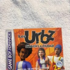 Juegos antiguos: MANUAL DE INSTRUCCIONES GAME BOY ADVANCE DE LOS URBZ. Lote 307029728