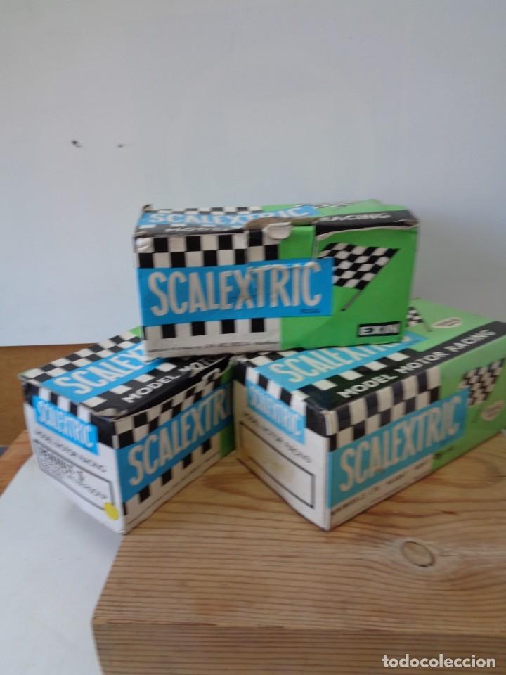 Juegos antiguos: &iexcl;&iexcl; SCALEXTRIC. Estuche, y 3 CAJAS Coches. !! - Foto 3