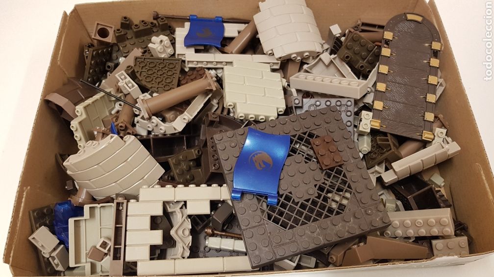 Juegos antiguos: MAS DE 250 PIEZAS DE MEGA BLOCKS CASTILLO - Foto 1