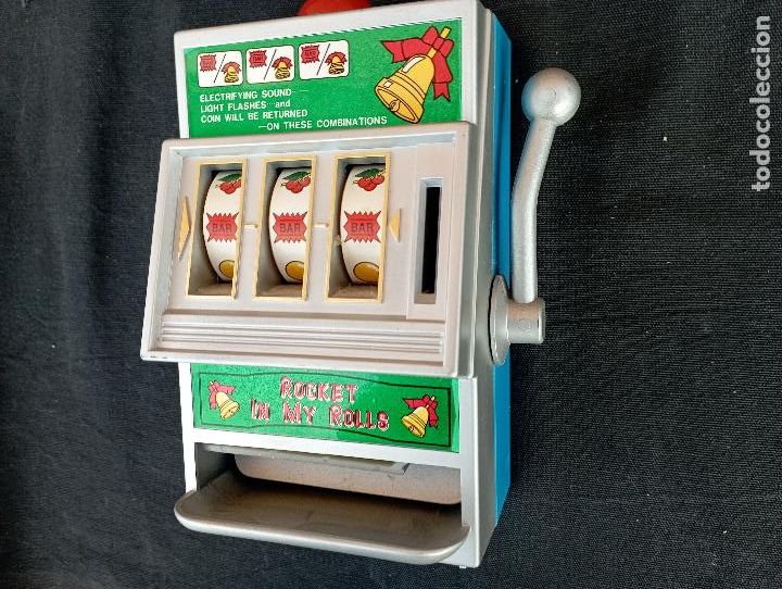 Juegos antiguos: Maquina Tragaperras -ROCKET IN MY ROLLS- - Foto 2