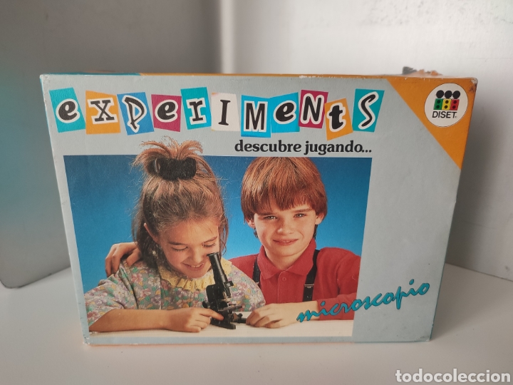 Juegos antiguos: Juego antiguo Microscopio de Diset Experiments - Foto 1