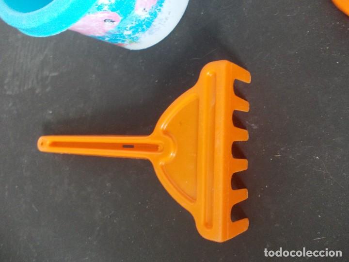 Juegos antiguos: Juguete Playa cubo y dos rastrillos - Foto 4