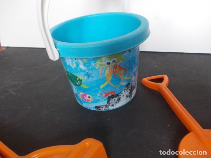 Juegos antiguos: Juguete Playa cubo y dos rastrillos - Foto 5