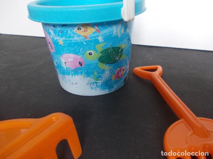 Juegos antiguos: Juguete Playa cubo y dos rastrillos - Foto 8