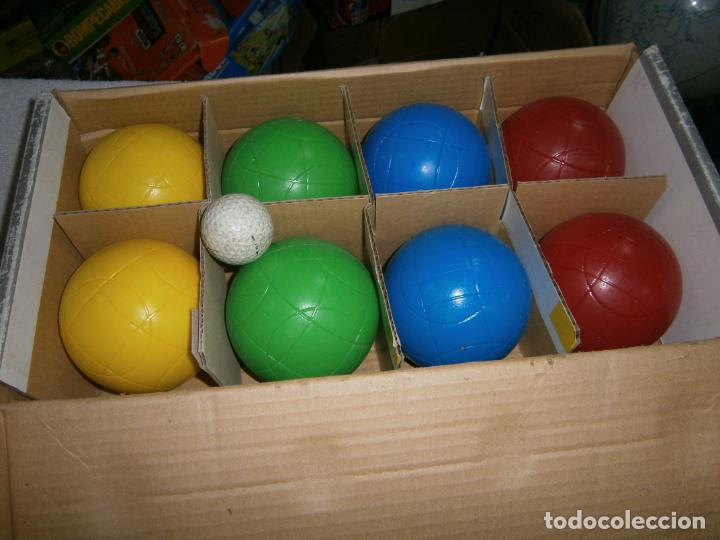 Juegos antiguos: ANTIGUO JUEGO DE BOLAS BOCCE - EN SU CAJA - Foto 2