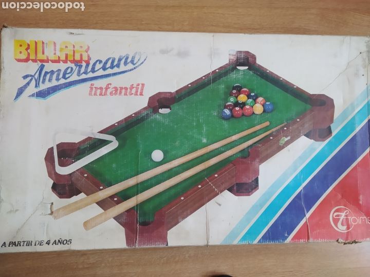 Juegos antiguos: Billar americano infantil Toimsa - Foto 1
