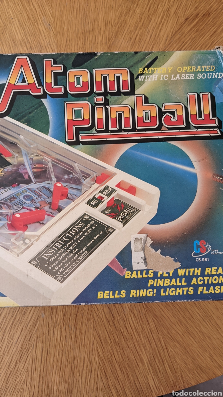Juegos antiguos: Atom pinball 1988 - Foto 1