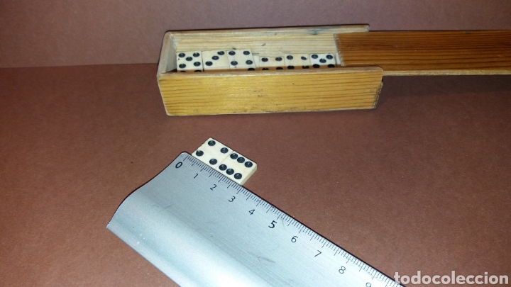 Juegos antiguos: Domin&oacute; miniatura - Foto 3