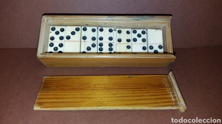 Juegos antiguos: Domin&oacute; miniatura - Foto 1